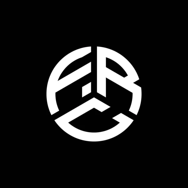 Frc Letter Logo Ontwerp Witte Achtergrond Frc Creatieve Initialen Letter — Stockvector
