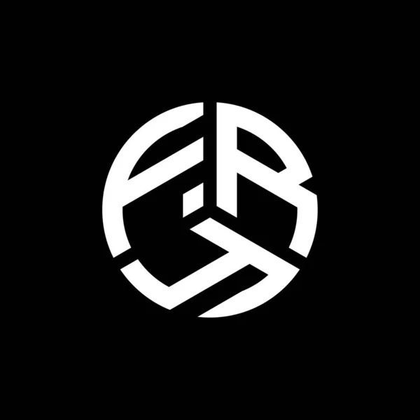 Projekt Logo Fry Litery Białym Tle Fry Twórcze Inicjały Koncepcja — Wektor stockowy