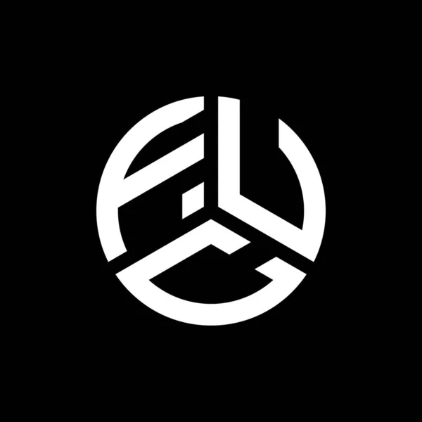 Design Logotipo Letra Fuc Fundo Branco Fuc Iniciais Criativas Conceito —  Vetores de Stock