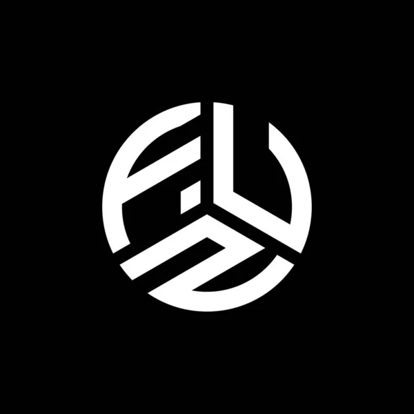 Projekt Logo Litery Fuz Białym Tle Fuz Twórcze Inicjały Koncepcja — Wektor stockowy