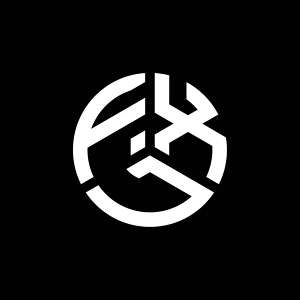Fxl Lettre Logo Design Sur Fond Blanc Fxl Initiales Créatives — Image vectorielle