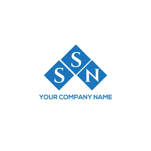 Ssnxza Carta Logotipo Design Fundo Branco Xza Iniciais Criativas Conceito — Vetor de Stock