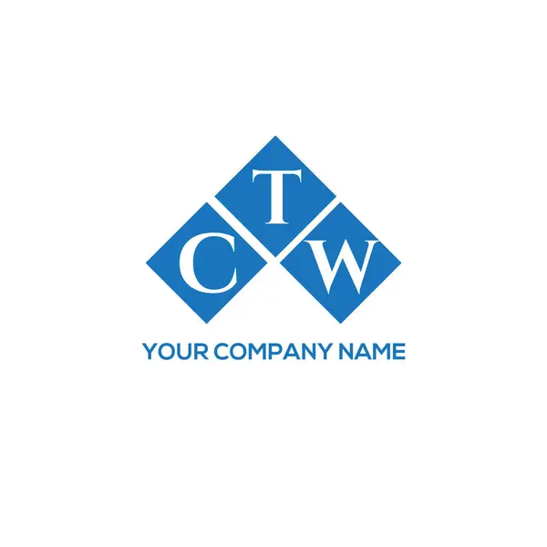 Tcwxza Bokstav Logotyp Design Svart Bakgrund Xza Kreativa Initialer Brev — Stock vektor