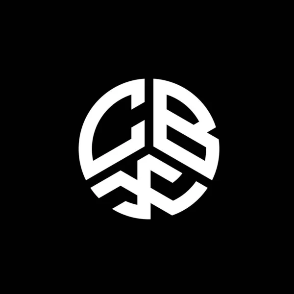 Diseño Del Logotipo Letra Cbx Sobre Fondo Blanco Cbx Iniciales — Vector de stock