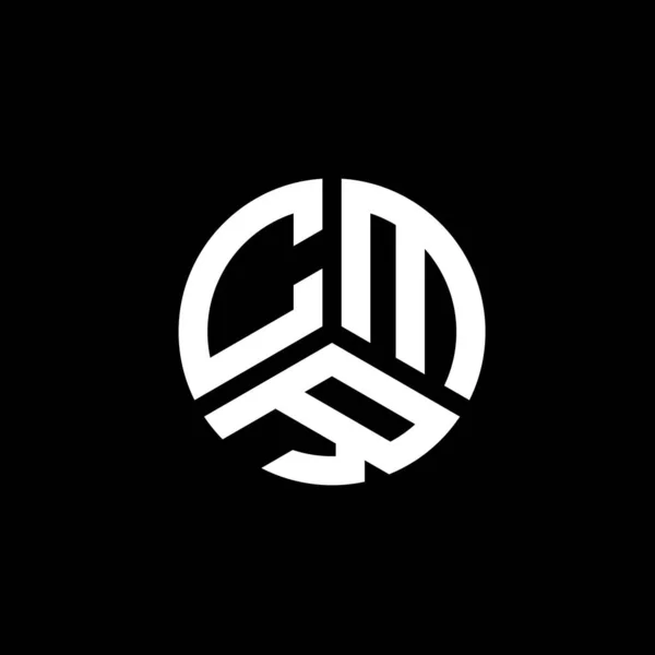 白い背景にCmrの手紙のロゴデザイン Cmrクリエイティブイニシャルレターロゴコンセプト Cmrの文字デザイン — ストックベクタ