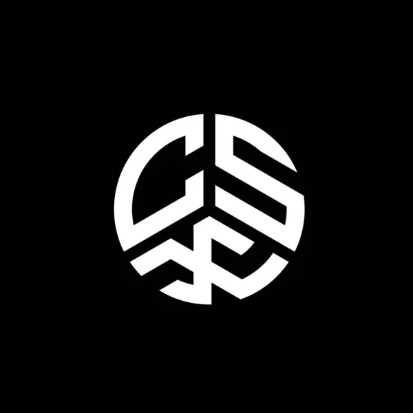 Логотип Буквы Csx Белом Фоне Csx Креативные Инициалы Буквенная Концепция — стоковый вектор