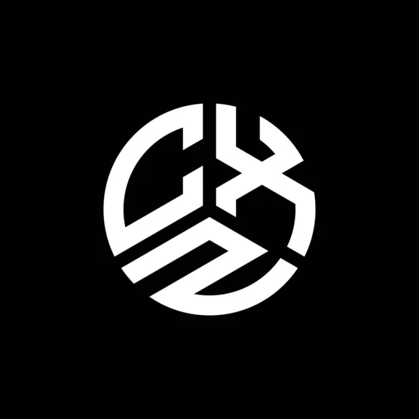 Cxz Letter Logo Design White Background Cxz Creative Initials Letter — Stock Vector