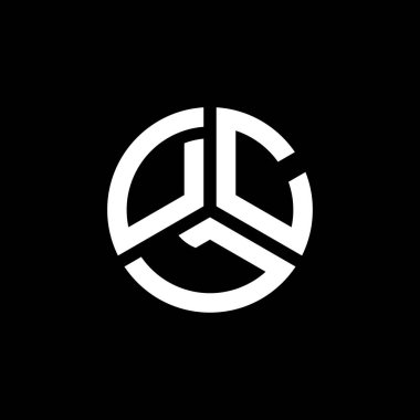 Beyaz arkaplanda DCL harf logosu tasarımı. DCL yaratıcı harflerin baş harfleri logo kavramı. DCL harf tasarımı.