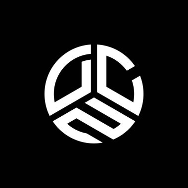Beyaz arka planda DCN harf logosu tasarımı. DCN yaratıcı harflerin baş harfleri logo kavramı. DCN harf tasarımı.