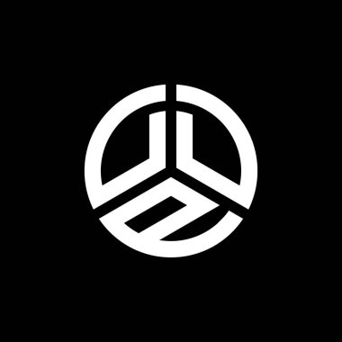 Beyaz arka planda DDP harf logosu tasarımı. DDP yaratıcı harflerin baş harfleri logo kavramı. DDP harf tasarımı.