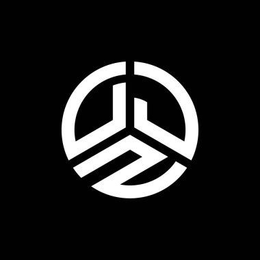 Beyaz arka planda DJZ harf logosu tasarımı. DJZ yaratıcı harf logosu konsepti. DJZ harf tasarımı.