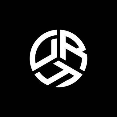 Beyaz arkaplanda kuru harf logosu tasarımı. Kuru kreatif harfler logosu konsepti. Kuru harf tasarımı.