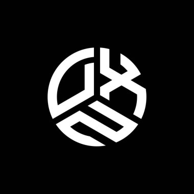 Beyaz arka planda DXN harf logosu tasarımı. DXN yaratıcı harflerin baş harfleri logo kavramı. DXN harf tasarımı.