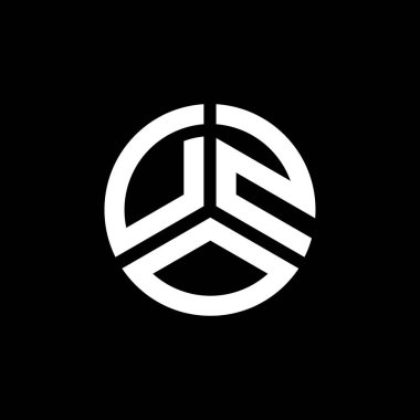 Beyaz arka planda DZO harf logosu tasarımı. DZO yaratıcı harf logosu konsepti. DZO harf tasarımı.