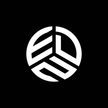 Beyaz arka planda EDN harf logosu tasarımı. EDN yaratıcı harflerin baş harfleri logo kavramı. EDN harf tasarımı.