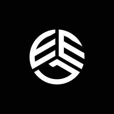 Beyaz arka planda AÇL harf logosu tasarımı. EEL yaratıcı harflerin baş harfleri logo kavramı. EEL harf tasarımı.