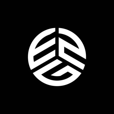 Beyaz arkaplanda EZG harf logosu tasarımı. EZG yaratıcı harflerin baş harfleri logo kavramı. EZG harf tasarımı.