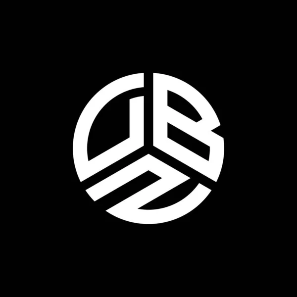 Diseño Del Logotipo Letra Dbz Sobre Fondo Blanco Dbz Iniciales — Vector de stock