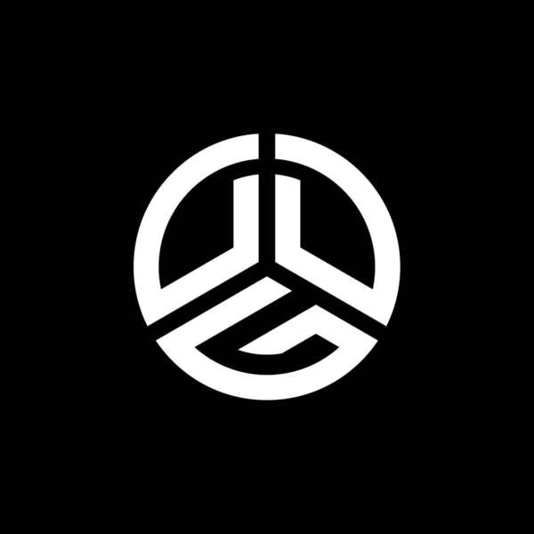Diseño Del Logotipo Letra Ddg Sobre Fondo Blanco Ddg Iniciales — Vector de stock