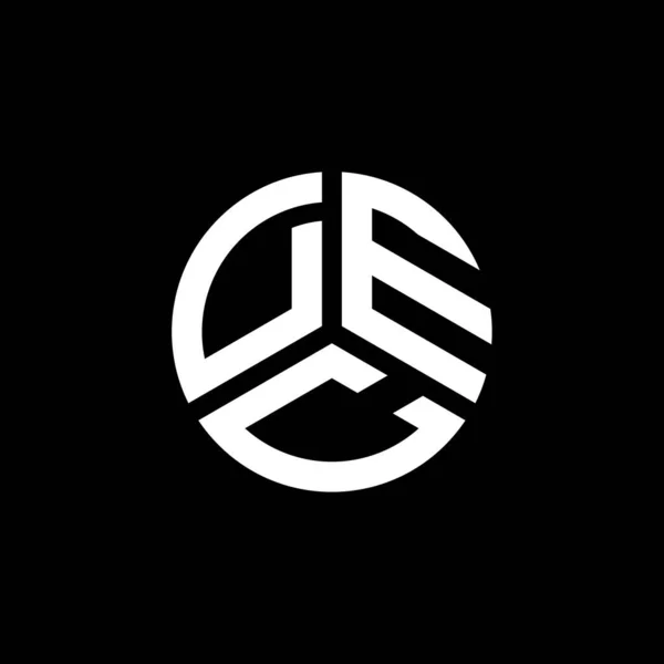 Design Del Logo Della Lettera Dec Sfondo Bianco Ideazione Del — Vettoriale Stock