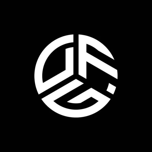 Dfg Letter Logo Ontwerp Witte Achtergrond Dfg Creatieve Initialen Letter — Stockvector