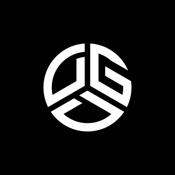 Dgd Letter Logo Ontwerp Witte Achtergrond Dgd Creatieve Initialen Letter — Stockvector