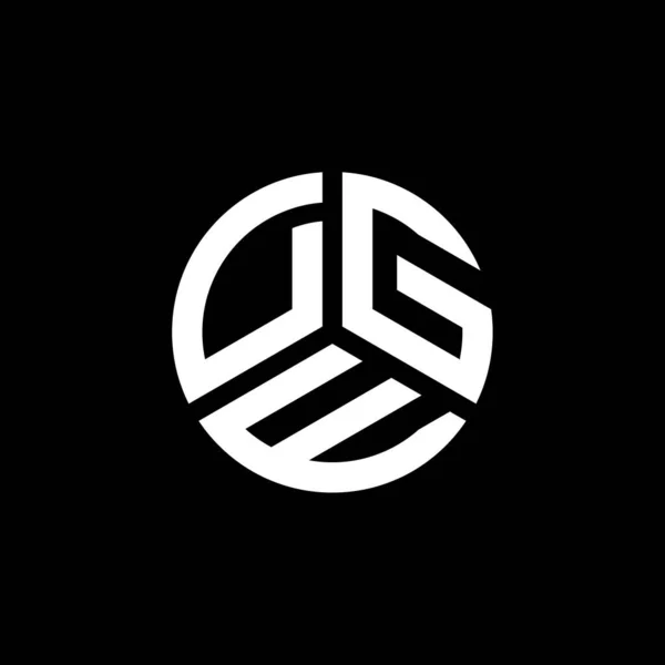 Dge Letter Logo Ontwerp Witte Achtergrond Dge Creatieve Initialen Letter — Stockvector