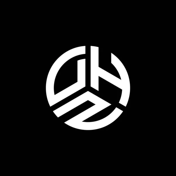 Projekt Logo Litery Dhz Białym Tle Kreatywne Inicjały Dhz Koncepcja — Wektor stockowy