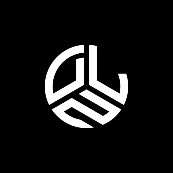Dln Letter Logo Design White Background Dln Creative Initials Letter — Stock Vector