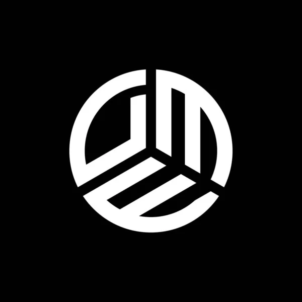 Design Logotipo Carta Dme Fundo Branco Dme Iniciais Criativas Conceito — Vetor de Stock