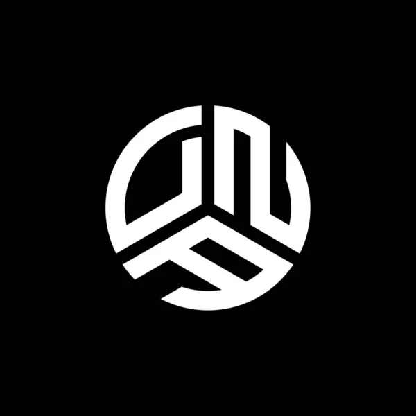 Dna Letter Logo Ontwerp Witte Achtergrond Dna Creatieve Initialen Letter — Stockvector