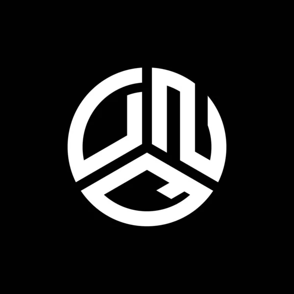 Projekt Logo Litery Dnq Białym Tle Kreatywne Inicjały Dnq Koncepcja — Wektor stockowy