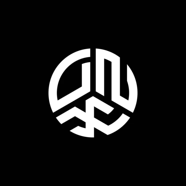 Beyaz Arka Planda Dnx Harf Logosu Tasarımı Dnx Yaratıcı Harflerin — Stok Vektör