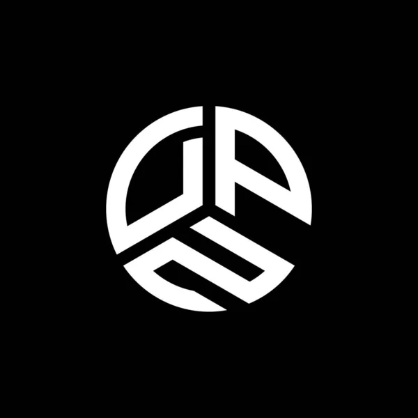 Dpn Letter Logo Ontwerp Witte Achtergrond Dpn Creatieve Initialen Letter — Stockvector