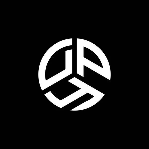 Diseño Del Logotipo Letra Dpy Sobre Fondo Blanco Dpy Iniciales — Vector de stock