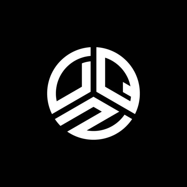 Dqz Bokstav Logotyp Design Vit Bakgrund Dqz Kreativa Initialer Brev — Stock vektor