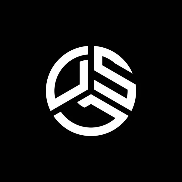 Logo Lettre Dsl Sur Fond Blanc Initiales Créatives Dsl Lettre — Image vectorielle