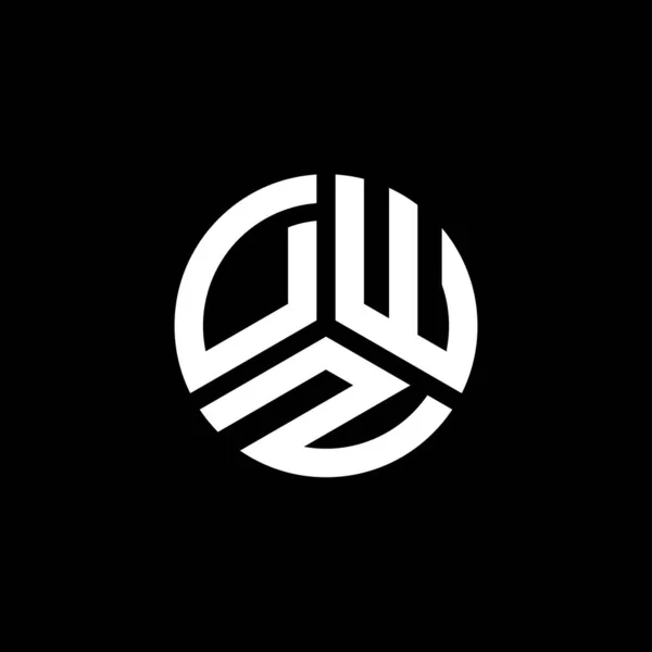 Projekt Logo Litery Dwz Białym Tle Dwz Twórcze Inicjały Koncepcja — Wektor stockowy