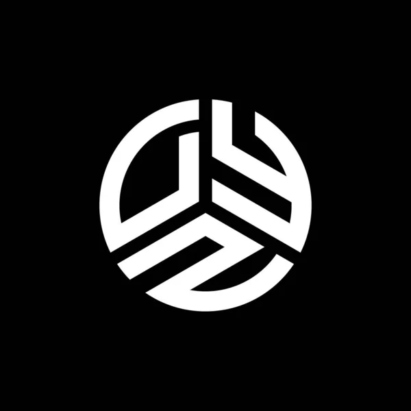 Beyaz Arka Planda Dyz Harf Logosu Tasarımı Dyz Yaratıcı Harflerin — Stok Vektör