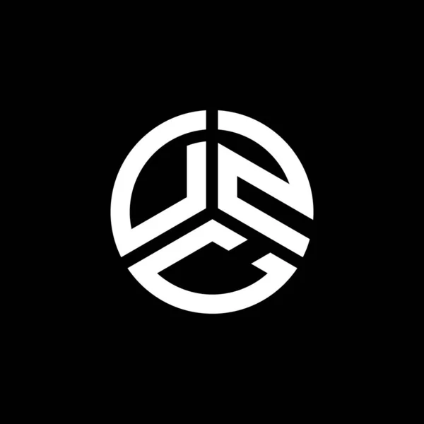 Dzc Lettre Logo Design Sur Fond Blanc Dzc Initiales Créatives — Image vectorielle
