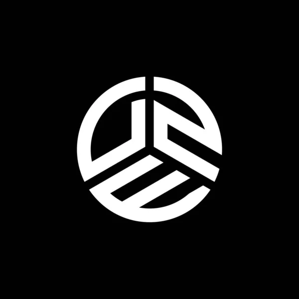 Logo Desain Dze Huruf Pada Latar Belakang Putih Dze Kreatif - Stok Vektor