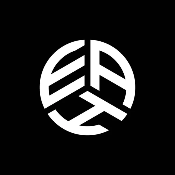 Logo Lettera Eah Disegno Sfondo Bianco Eah Creativo Iniziali Lettera — Vettoriale Stock
