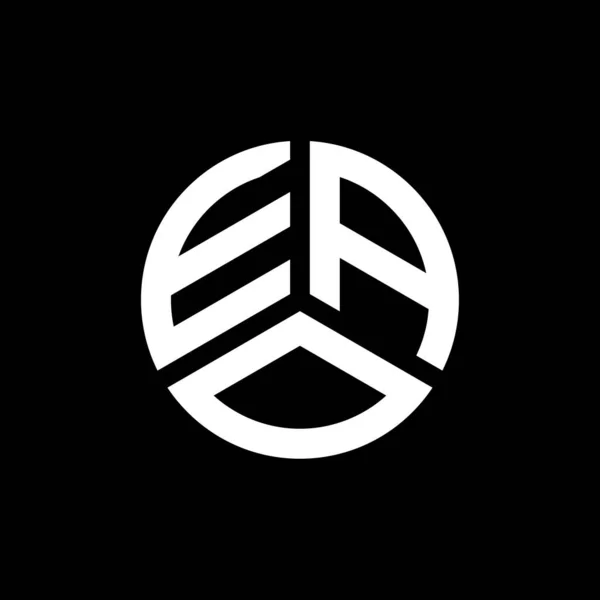 Eao Letter Logo Design Auf Weißem Hintergrund Eao Kreative Initialen — Stockvektor