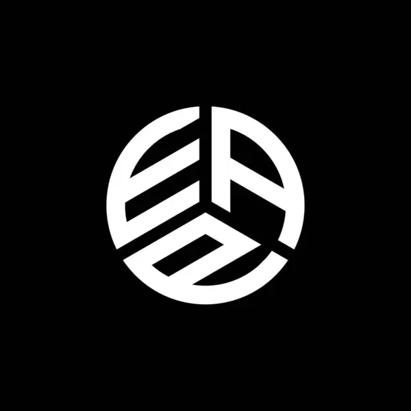 Stampa Eap Lettera Logo Design Sfondo Bianco Eap Creativo Iniziali — Vettoriale Stock