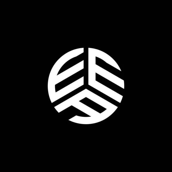 白い背景にEea文字のロゴデザイン Eeaクリエイティブイニシャルレターロゴコンセプト Eeaレターデザイン — ストックベクタ
