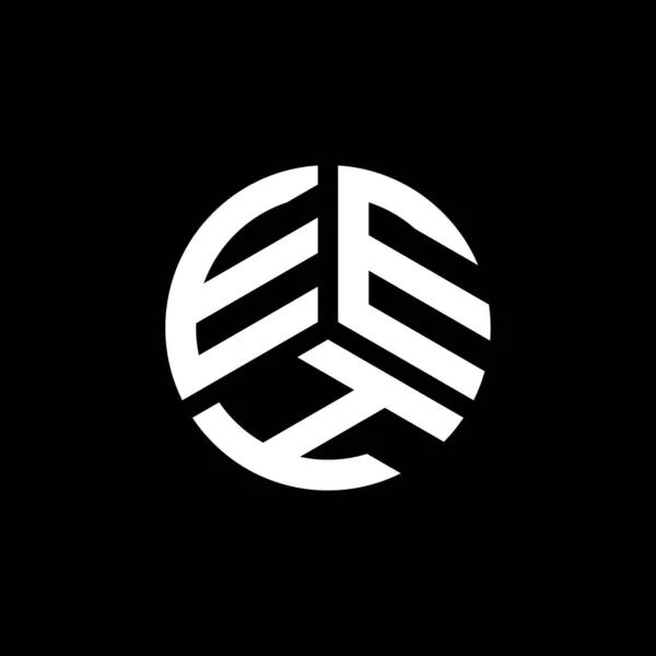 Σχεδιασμός Λογότυπου Γράμματα Eeh Λευκό Φόντο Έννοια Λογοτύπου Δημιουργικά Αρχικά — Διανυσματικό Αρχείο