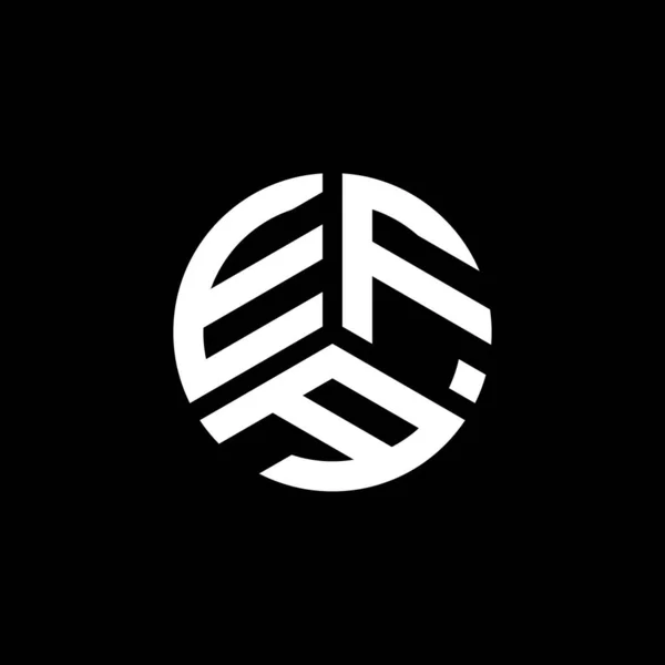 Efa Letter Logo Design Auf Weißem Hintergrund Efa Kreative Initialen — Stockvektor