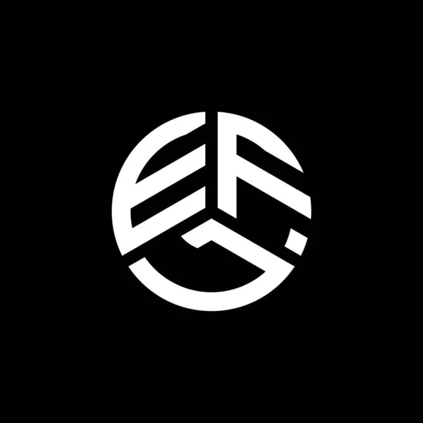 Efl Lettre Logo Design Sur Fond Blanc Efl Initiales Créatives — Image vectorielle