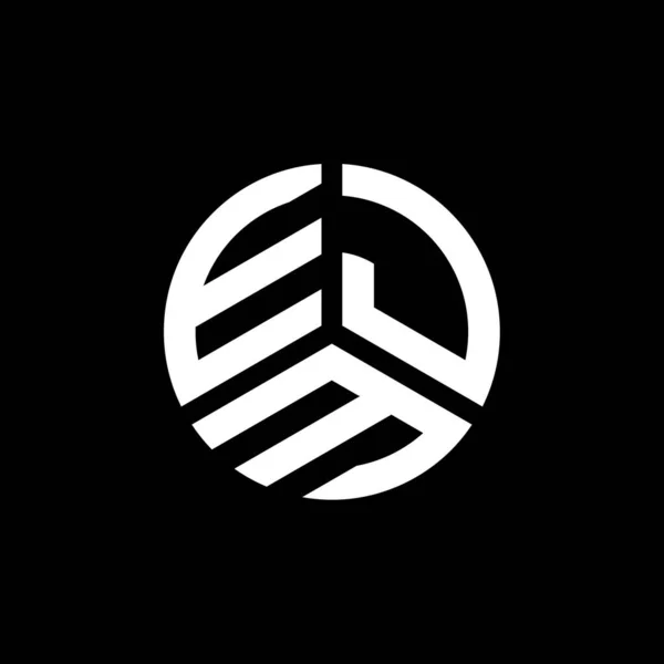 Logo Lettera Ejm Sfondo Bianco Ejm Creativo Iniziali Lettera Logo — Vettoriale Stock