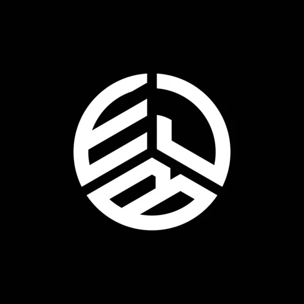 Ejb Дизайн Логотипу Білому Тлі Творчі Ініціали Ejb Мають Поняття — стоковий вектор